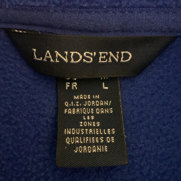 Lands' End Women's Full-Zip Fleece Jacket - Picture 4 of 6